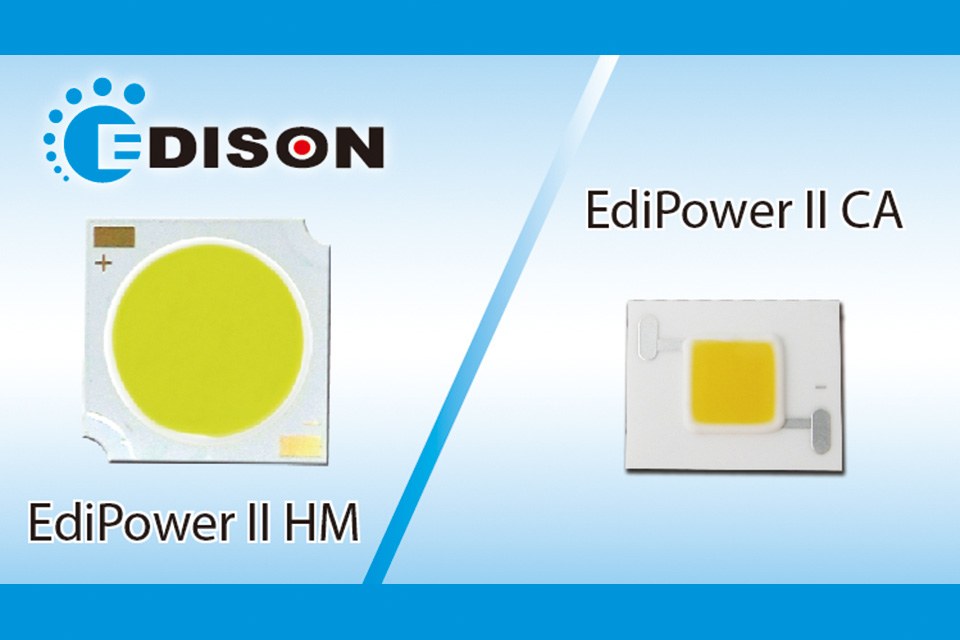 Edison Opto Exerts the Advantages of COB Package with Its New EdiPower
